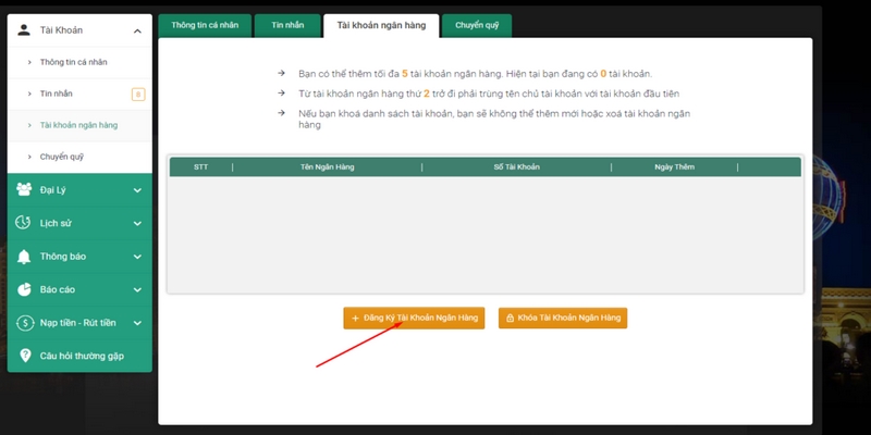 Hướng dẫn cách rút tiền tại nhà cái LOTO188