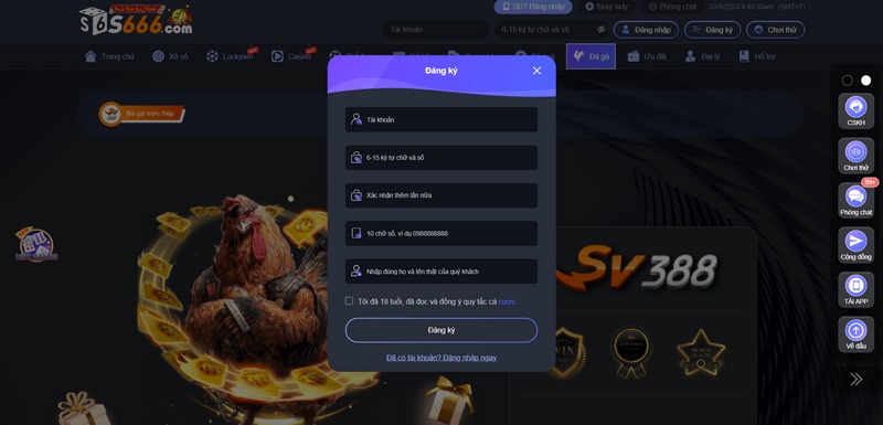 Người chơi chỉ được đăng ký 1 tài khoản duy nhất tại nhà cái S666