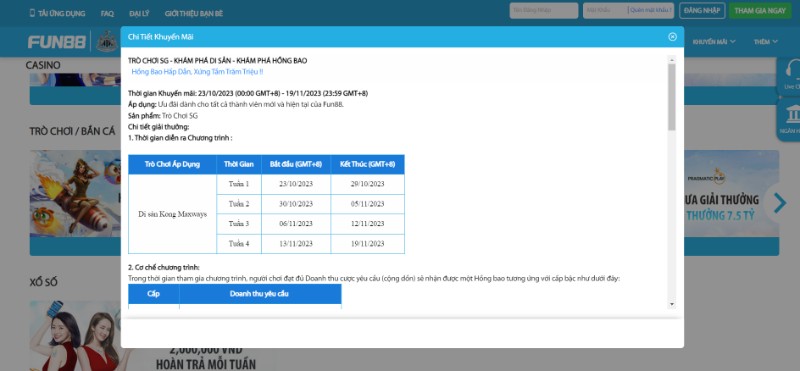 Tặng hồng bao cho thành viên tham gia trò chơi SG 